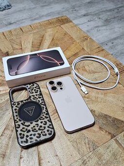 Apple iPhone 16 Pro 256 GB pouštní titan TOP STAV