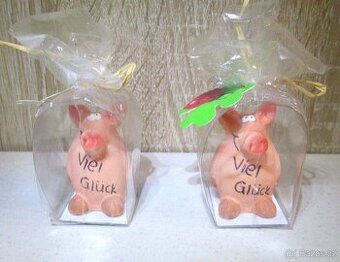 Figurky prasátek - 2 ks (nové)