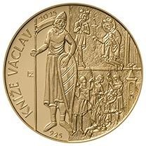 Prodám pamětní zlatou minci 10 000 Kč sv. Václav - proof