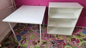 Stůl a skříňka