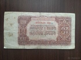 Bankovka 10 korun Československo