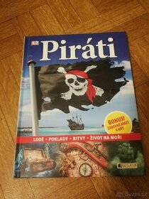 2x dětská kniha Piráti, Auta