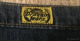 Pánské moto kevlarové kalhoty Dragin Jeans vel 36