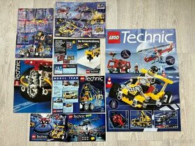 Lego Technic katalogy a plakát od roku 1989
