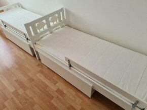 Bílá dětská postel 165x75 cm