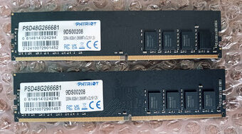 Patriot, DDR4, 8GB, 2666MHz, CL19, 1x8GB