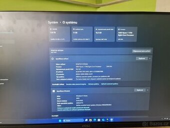 Herni pc sestava ryzen 7, gtx 1080Ti, Msi 180hz