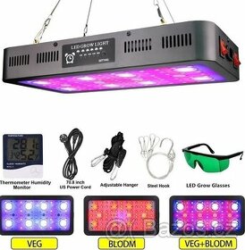 LEDGrow Light Grow s Hydroponics stytem-příkon:1200Wa2400W.