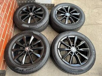 TOP Alu 16" 5x112 škoda MINORIS BLACK letní 99% O3