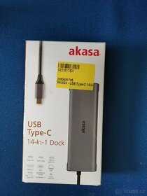 Akasa usb-c dock 14v1 - 1