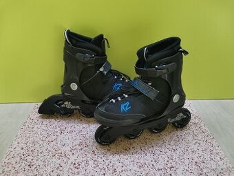 dětské inline brusle K2 nastavitelná vel. 35-40