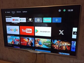 Tv led Philips 60"/153cm + Tesla mediabox nový
