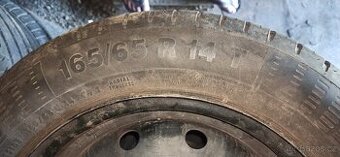 Prodám originální kola Citroën Saxo – 165/65 R14 Continental