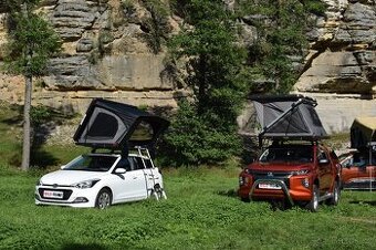 Autostan střešní stan Dakota 120 skořepinový stan Wild Land