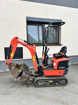Minibagr Kubota K008-5 / rychloupínák, přídavný okruh
