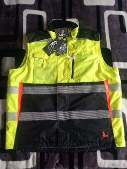 Nová CXS vesta výstražná,zateplená, žluto/černá, 3XL