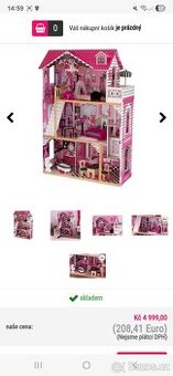 Domek kidcrafr Amelia s barbiemi