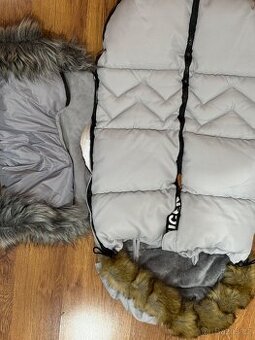 Zimní fusak s rukávníkem TOP stav