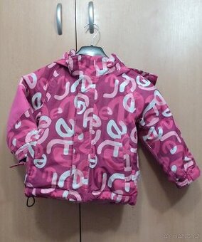 Dětská holčičí lyžařská bunda zn. ETIREL vel. 92 (1,5 - 2r)