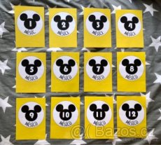 Mickey milníkové kartičky - mešíce