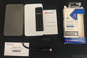 Flash disk Verbatim Keypad Secure 32GB USB-C