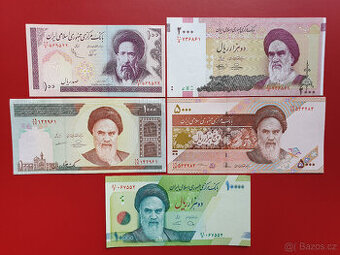 KONVOLUT bankovek ÍRÁN ajatolláh Chameneí