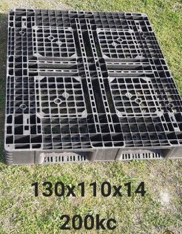 plastové palety 1300x1100x140