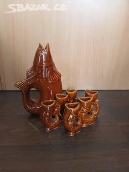 Rybí karafa + 6 panáků