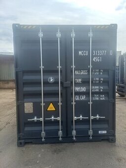 Lodní kontejner 40´ HC po první cestě, RAL 7016