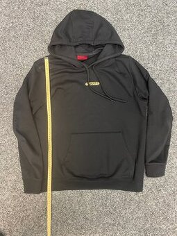HUGO BOSS černá hoodie s kapucí
