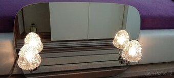 Zrcadlo se dvěma žárovkami e14