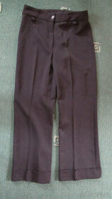Černé sváteční společenské kalhoty velikost 134