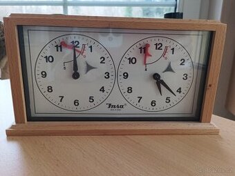 Šachové hodiny Insa dřevěné Mechanické - anologové šachové h