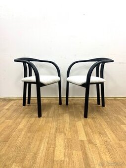 Retro židle s područkami 80. léta