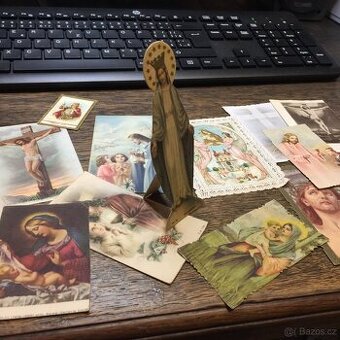 staré svaté obrázky a stavěcí Madona Sv. Jiří
