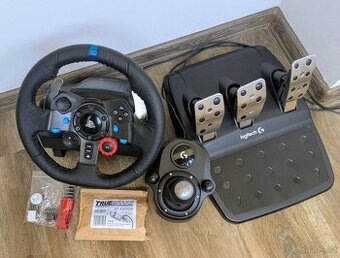 Logitech G29 + řadící páka + TrueBrake mod
