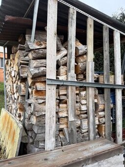 Palivové dřevo jasan plus drobné na podpal k tomu