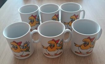 hrníčky s kuřátkem