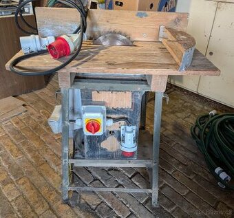 Cirkulárka 380V, hřídel se sklíčidlem