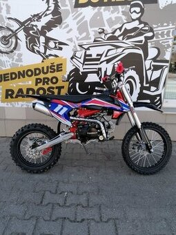 Pitbike Shark 125cc 17/14 E-start červená