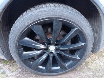 originální Tesla Model X 22" al kola ONYX, Black turbine