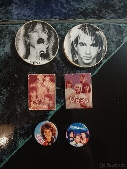 Hudební placky 80s
