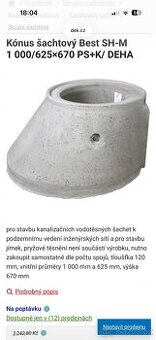 Koupím skruž konus tzv šmatlák