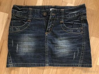 Mini sukně jeans OUNLY