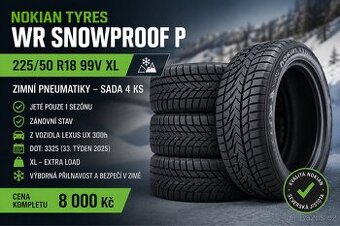 Zimní pneu Nokian WR Snowproof P 225/50 R18 99V XL