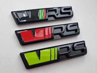 SKODA VRS LOGO RS NAPIS ZNAK ODZNAK