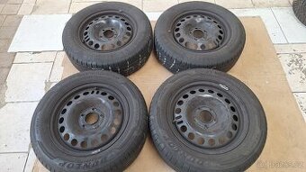 Sada disků Opel 16" 5x115 letní pneu 215/60 R16 4-6mm Zafir