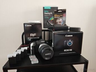 Canon EOS R8 + Canon RF 28–70 mm F2.8 IS STM + kompletní pří