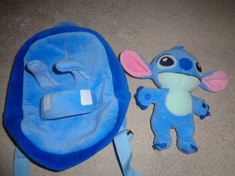plyšový batoh STITCH s odepínací plyšákem- TOP COOL