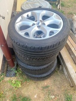 Alu kola 18” 5x108 Ford a letní pneu 235/45/R18